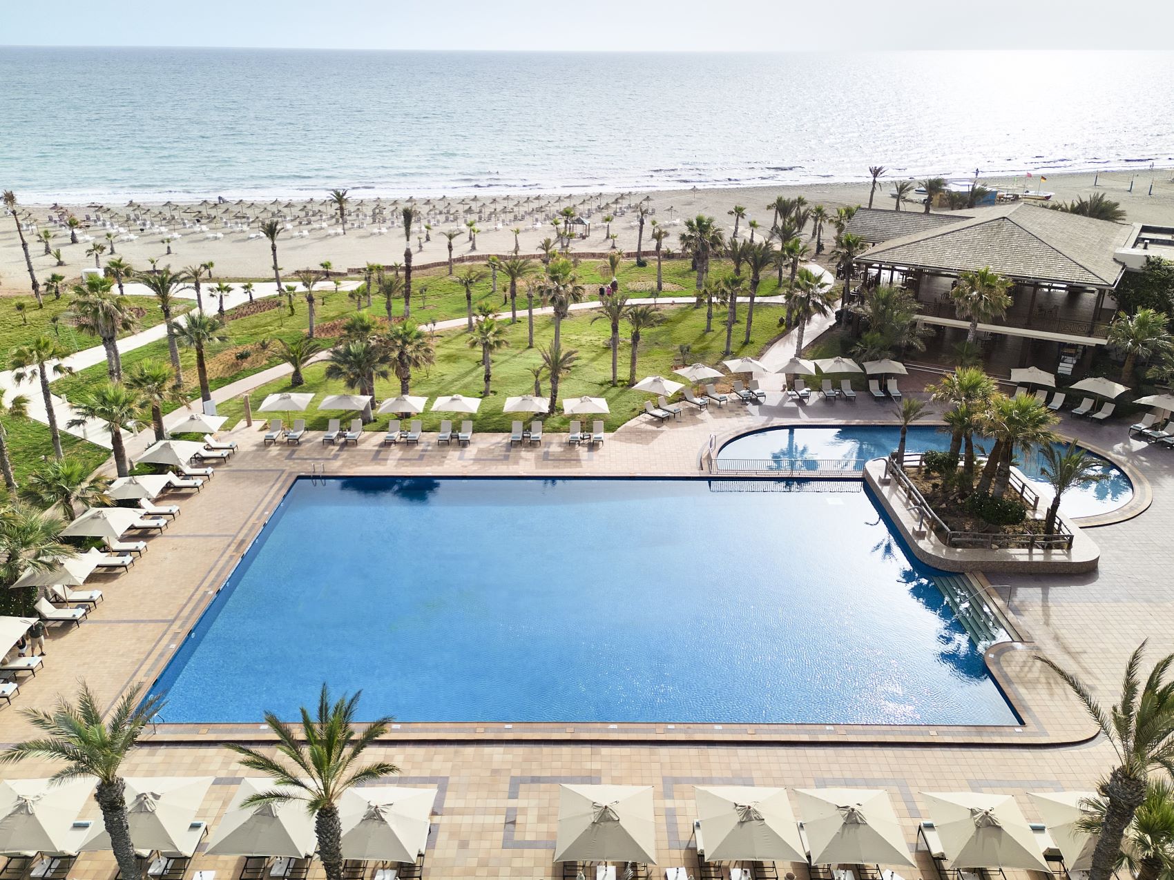 Pool und Strand, Iberostar Selection Eolia Djerba | © Iberostar Hotels & Resorts