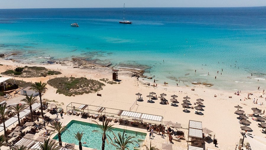 Pool, Strand und Meer, Riu Palace La Mola | © RIU