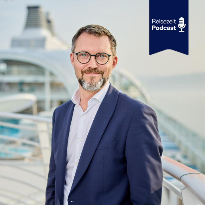 Portraitfoto von Clas Eckholt, Vice President Commercial bei TUI Cruises, auf einem Schiff | © TUI Cruises