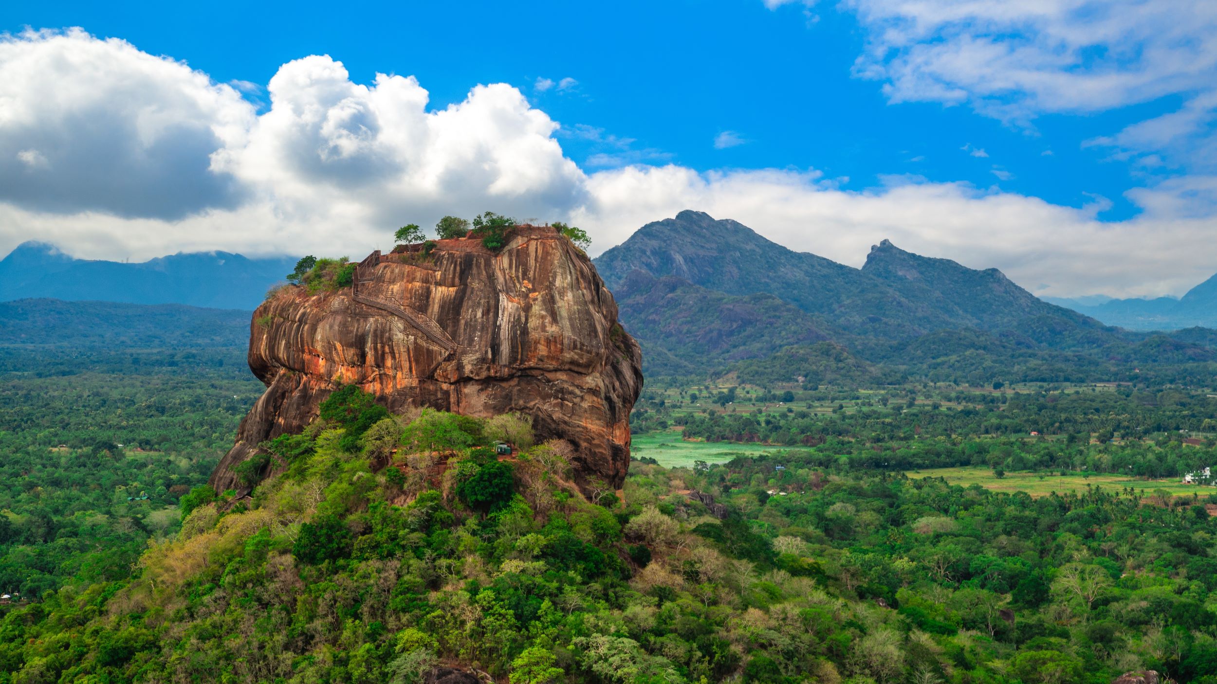 Sigiriya, auch bekannt als der Löwenfelsen, in Sri Lanka | © Getty Images